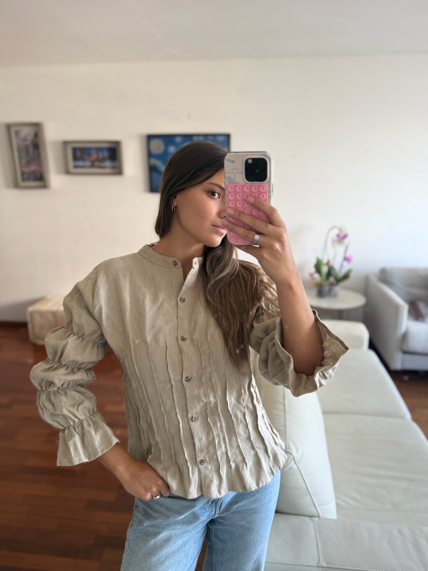 Camisa Silvestre Lino