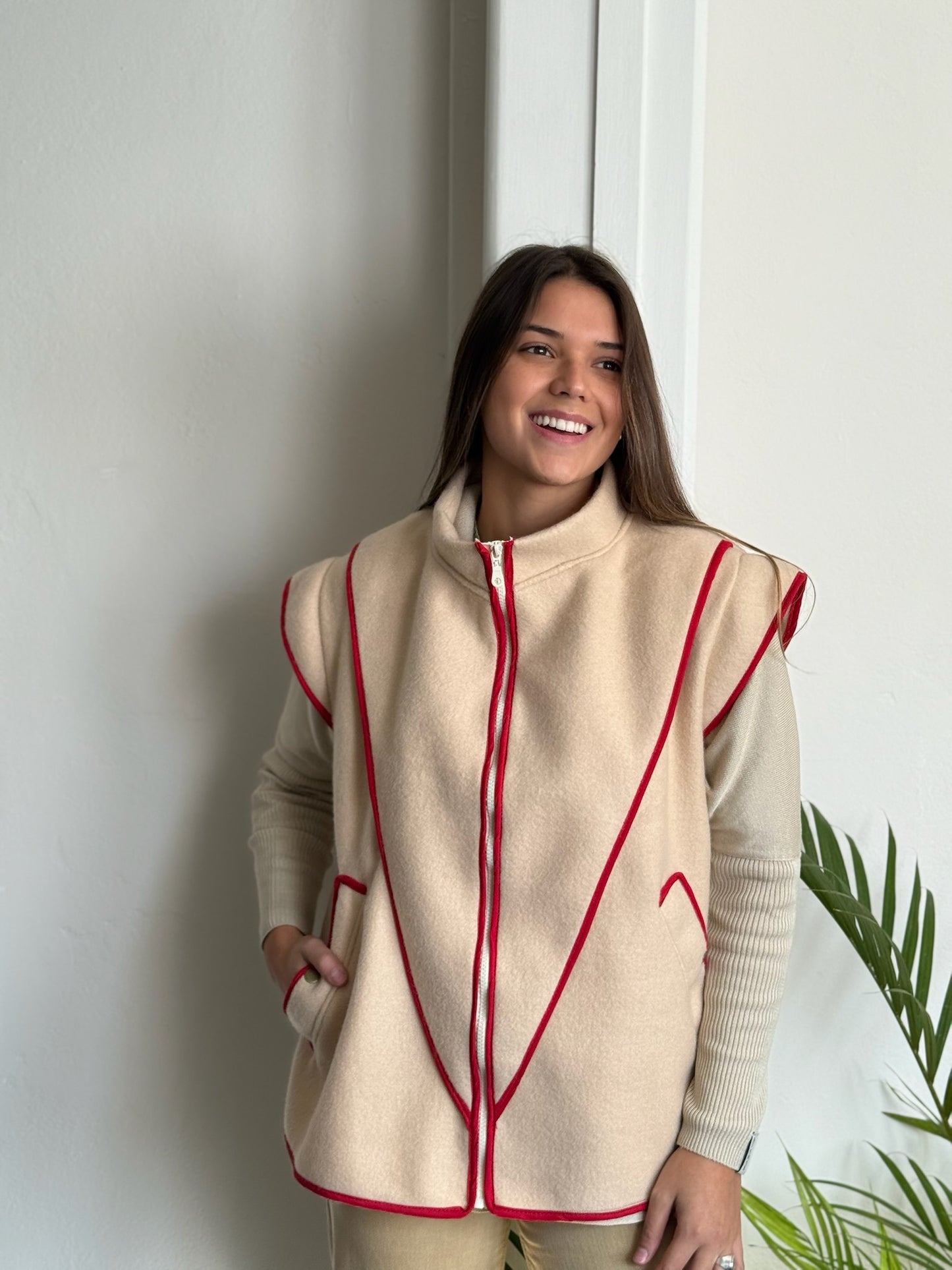Campera 2 x 1 en lana