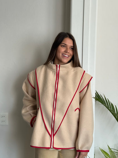 Campera 2 x 1 en lana