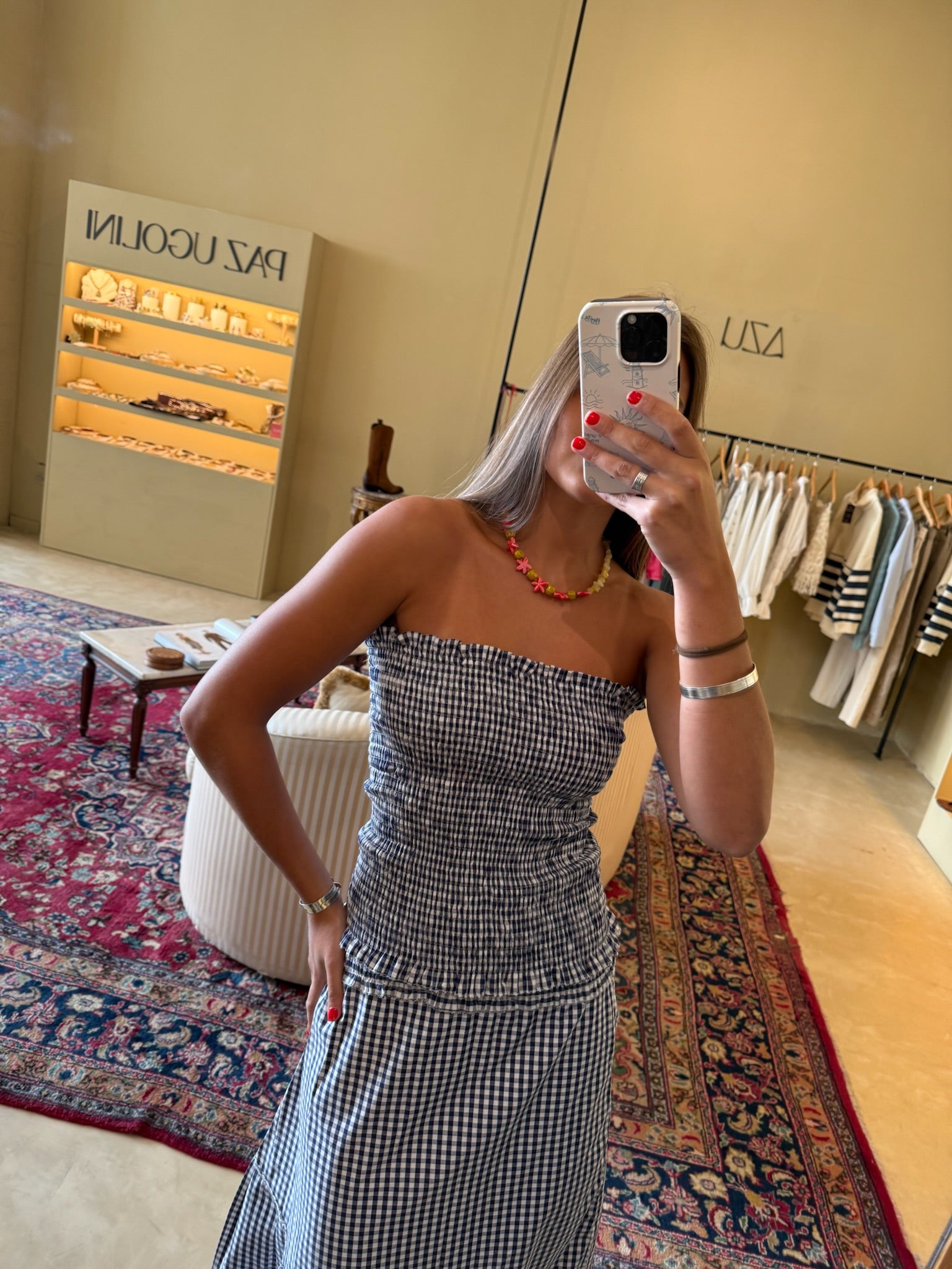 Pollera Amalfi cuadros