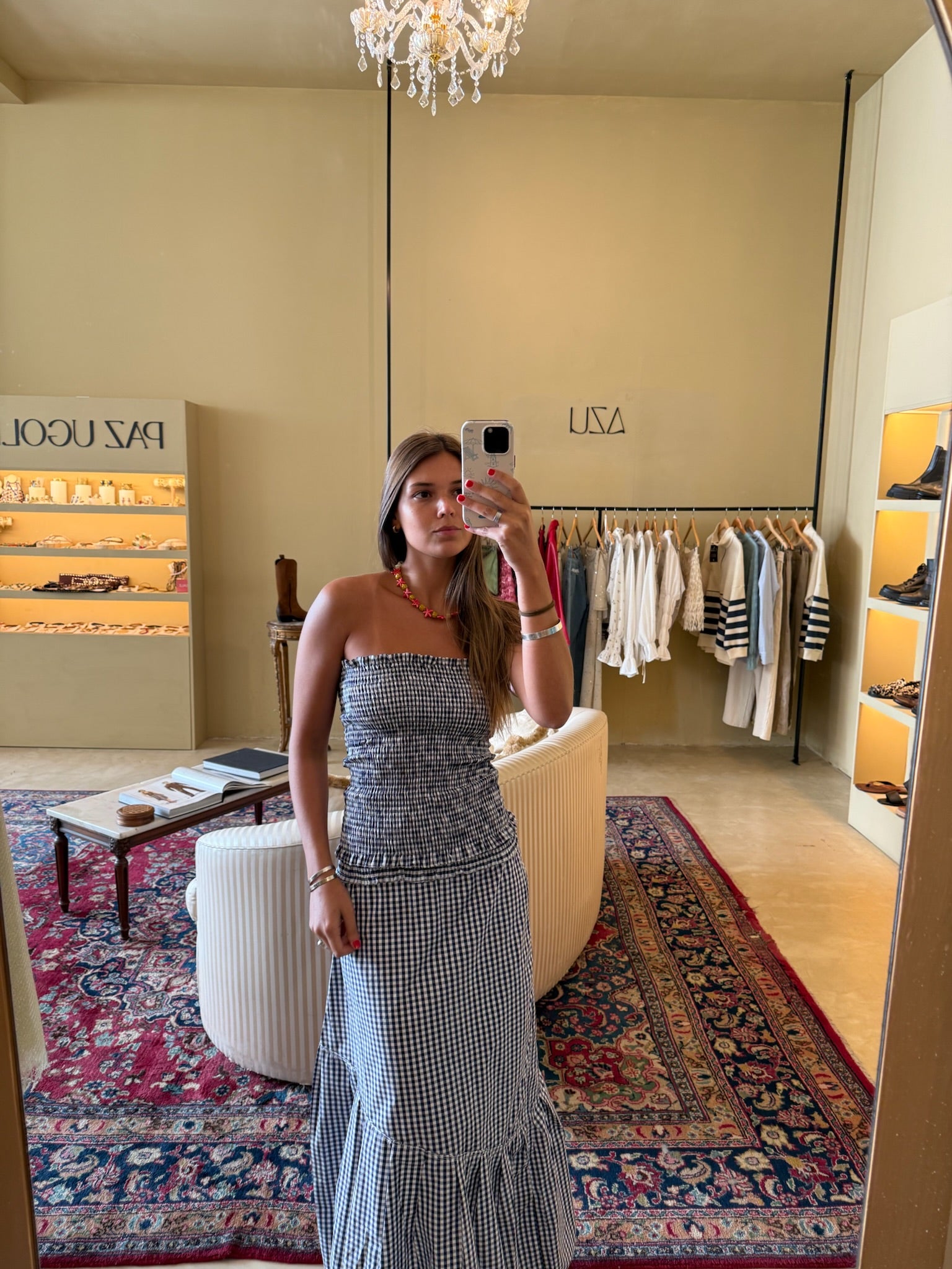 Pollera Amalfi cuadros