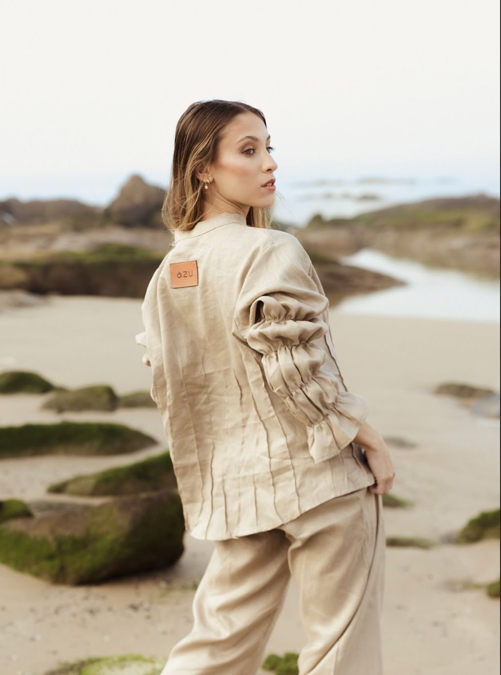 Camisa Silvestre Beige
